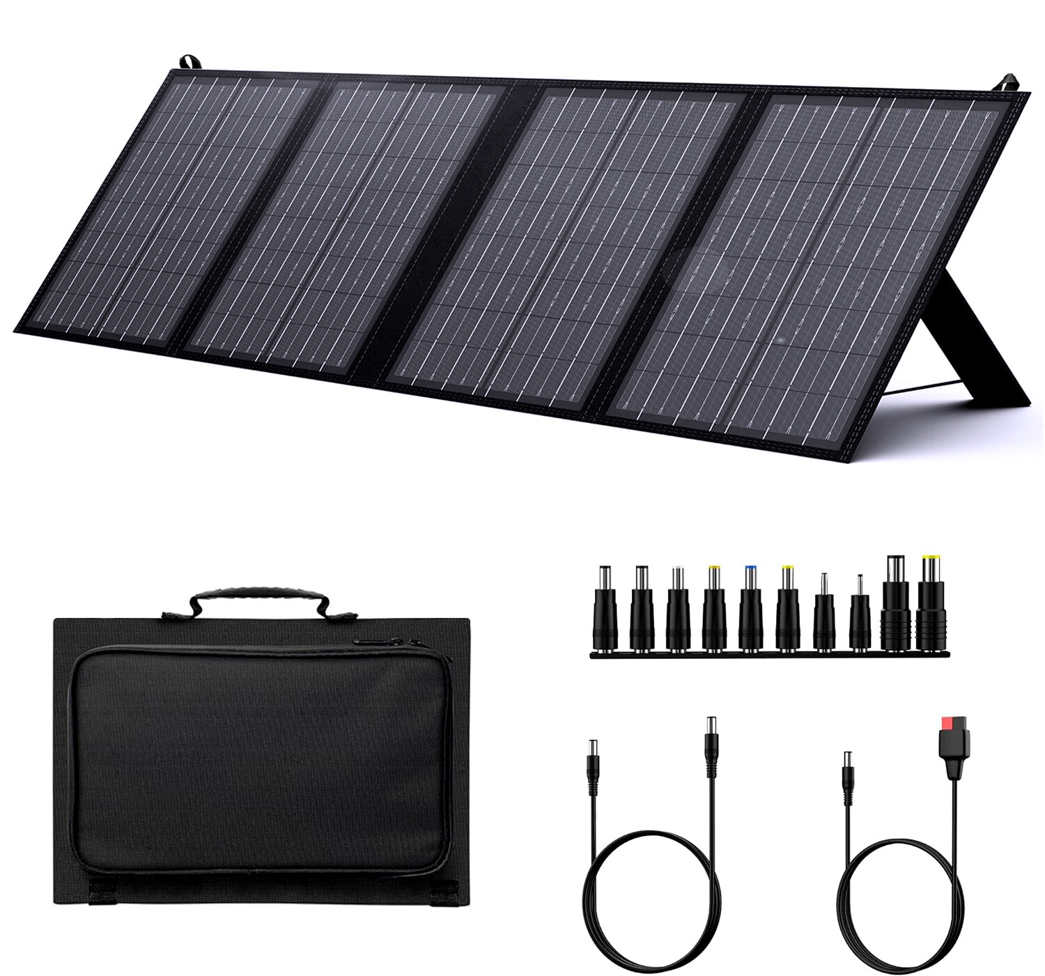 60W Foldable Portable Solar Panel For Power Station Phone Camping Trip Charging
