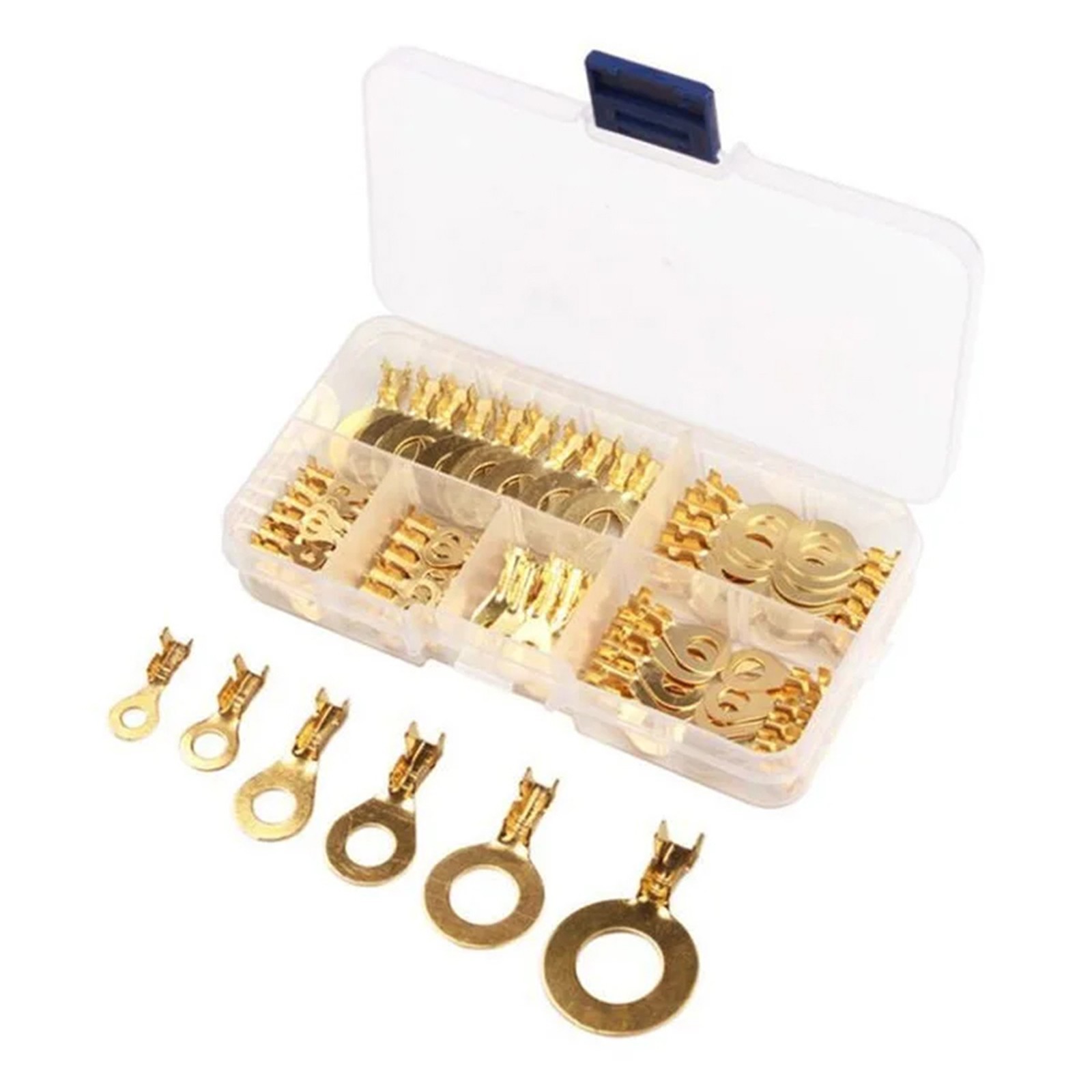 Comprehensive Ring Cable Lug Kit 150PCS Ring Type Crimp Terminal Assortment