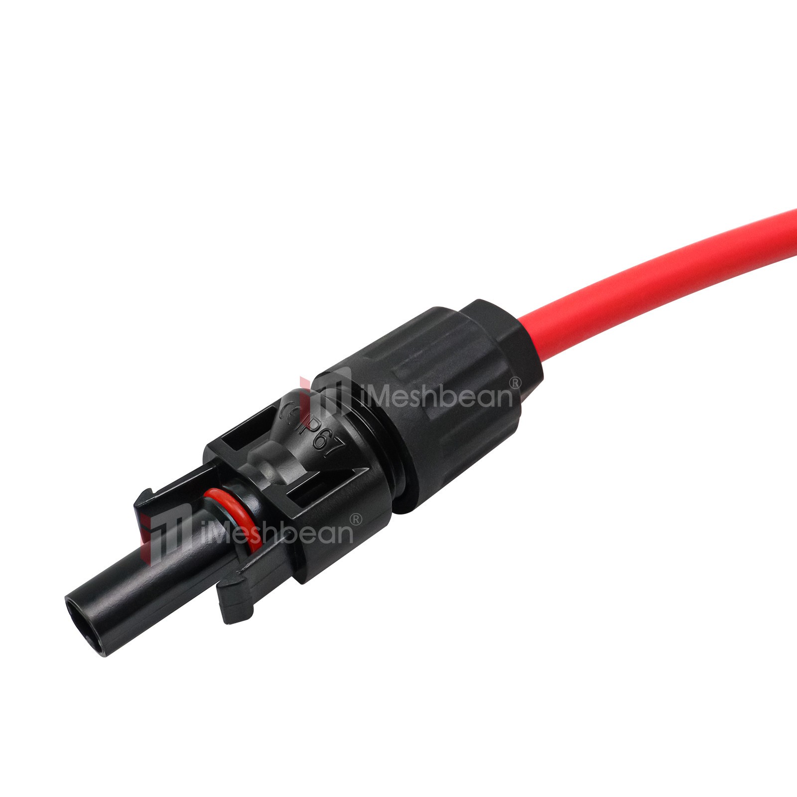 200FT 10AWG Black Solar Panel Extension Cable PV Wire Waterproof Solar Connector
