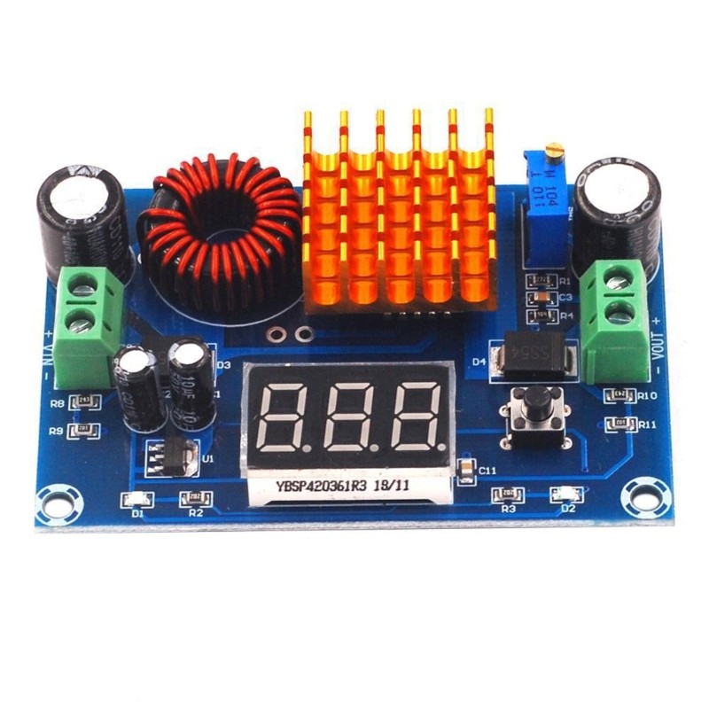 XH M411 Adjustable DCDC Boost Converter Module 4V-35V Input to 5V-45V Output