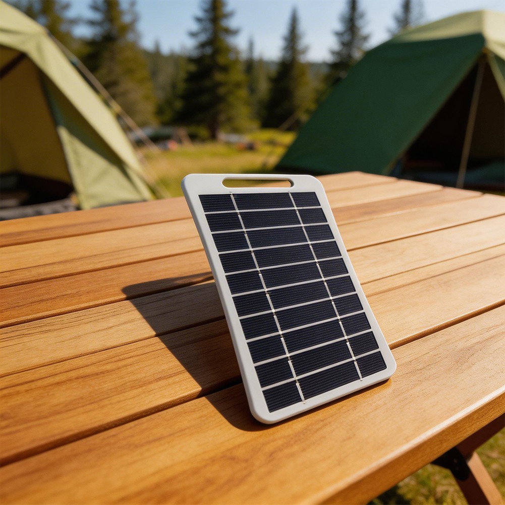 2W 6W 5V Portable Solar Charger Monocrystalline for Backpack USB Powered Use