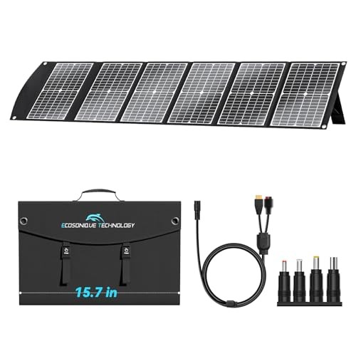 Portable Solar Panel Extremely Lightweight Compact Foldable with USB 100W