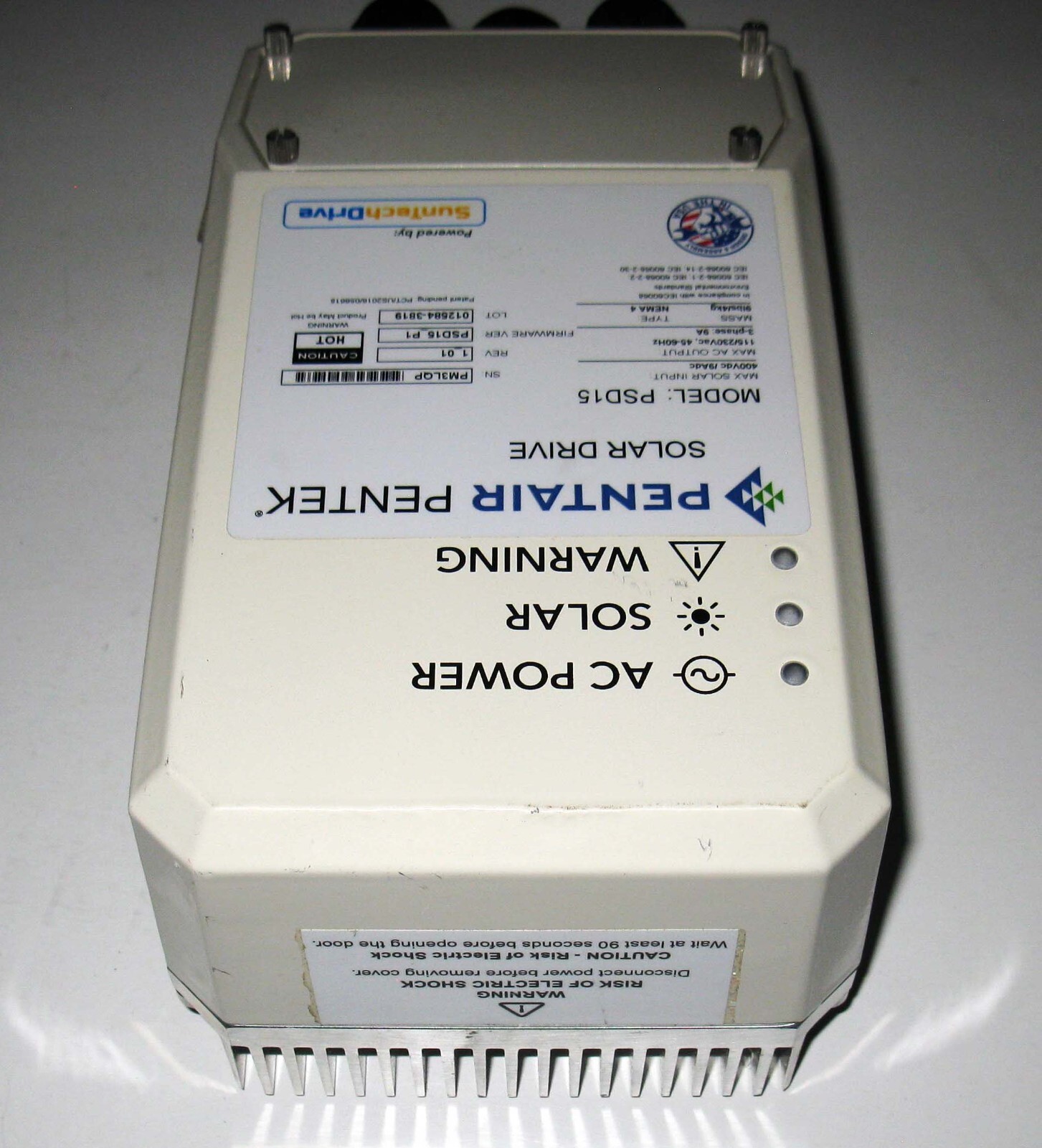 Pentair Pentek Solar Drive PSD15 SuntechDrive Irrigation Pump Motor Water Supply