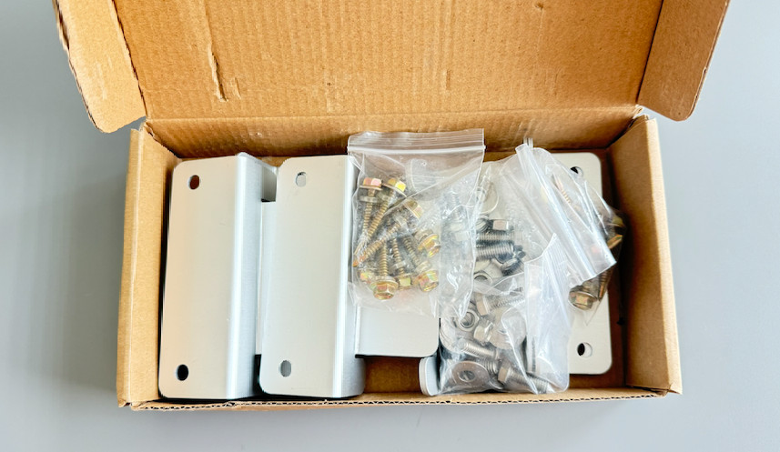 Renogy Solar Panel Z Bracket Mount Kit 2 Sets RV Boat Trailer