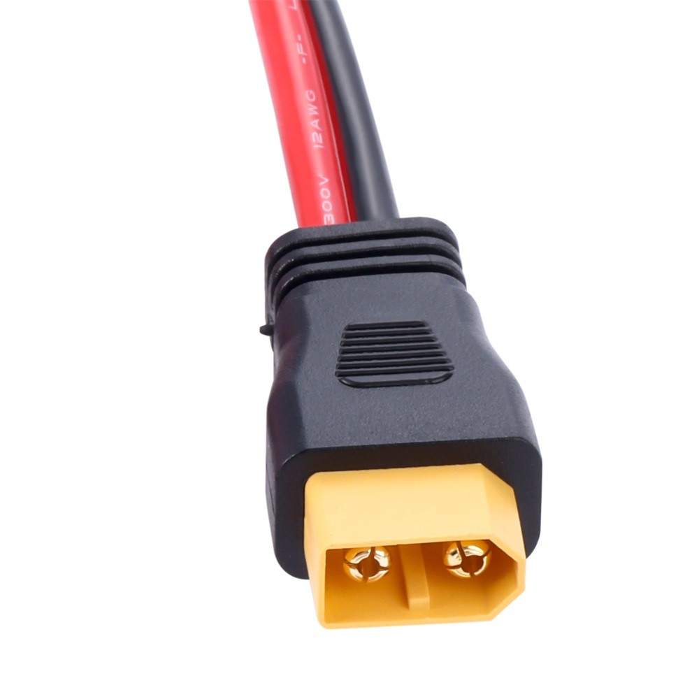 60cm XT60 Socket Connector 12AWG XT60 Adapter Extension Cable Plug and Play