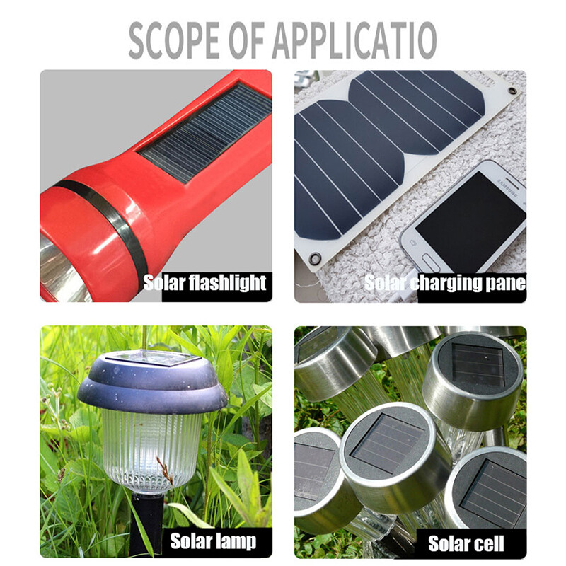 Small Solar Panel 1.5W 12V Small Cell Module For Battery/Mobile Phone/Fountains