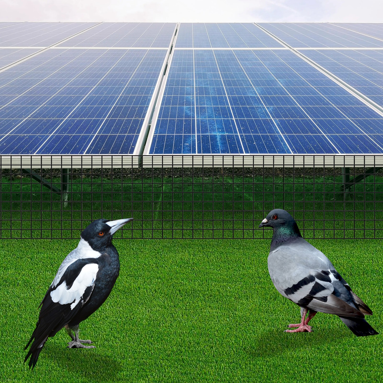 100ft Solar Panel Wire Mesh Roll & Clip kit – Pigeon Bird Proofing Guard Kit