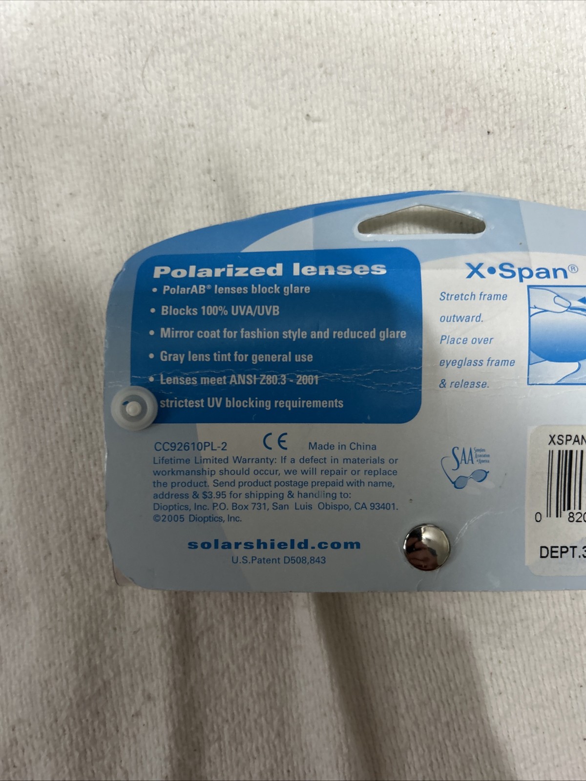 New Solar Shield Mirrored Polarize X 10 54 Square