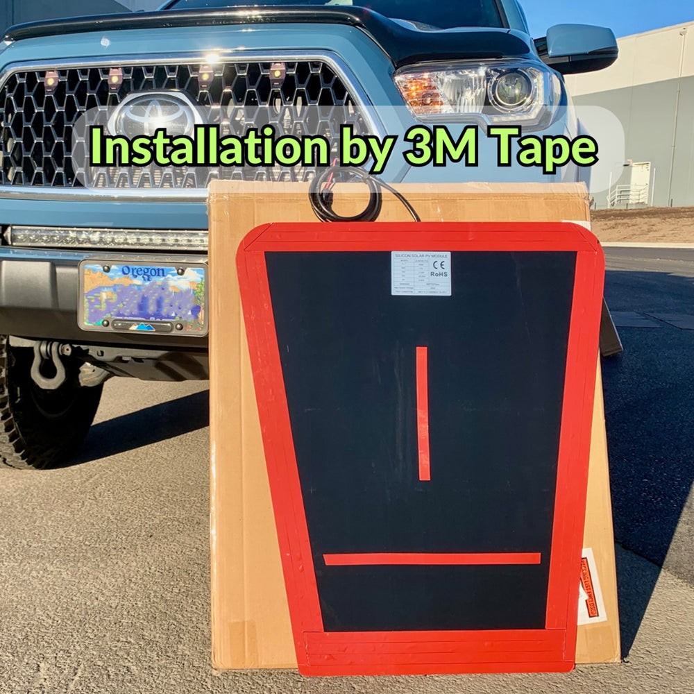 Lensun Solar Kit for Toyota Tacoma 3rd Gen 2016-2023 90W 12V Hood Panel Best New