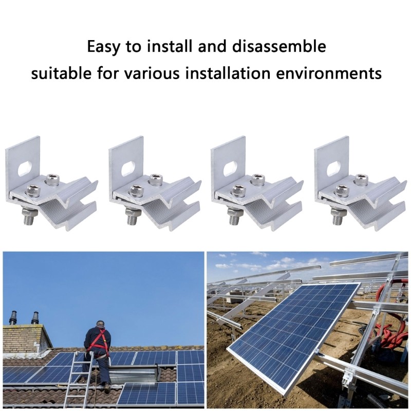 4pcs Multipurpose Roof Mounting Brackets for Photovoltaic and Solars Panel