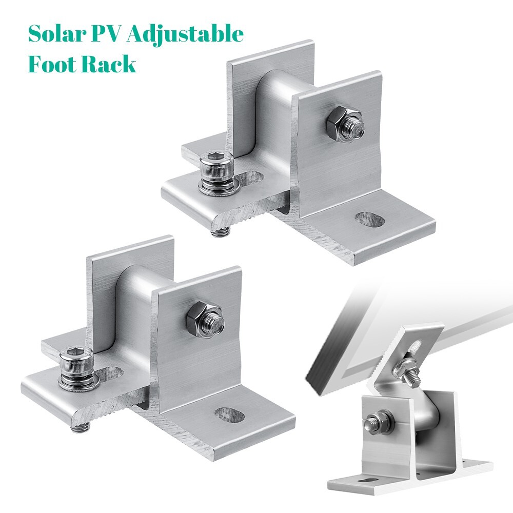 2/4/6x Roof Adjustable Solar Panel Mounting Brackets Kit System for Solar Panels