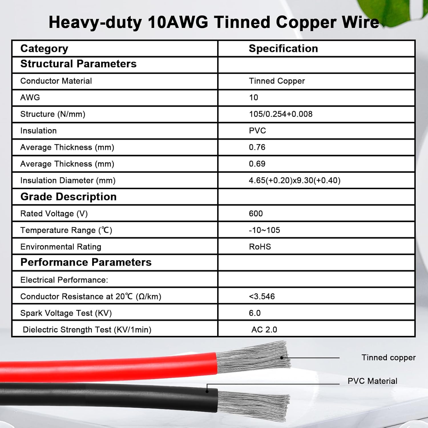 XRDS 100FT Solar Connector to XT60 Female Extension Cable – 10AWG 600V Rated Hea