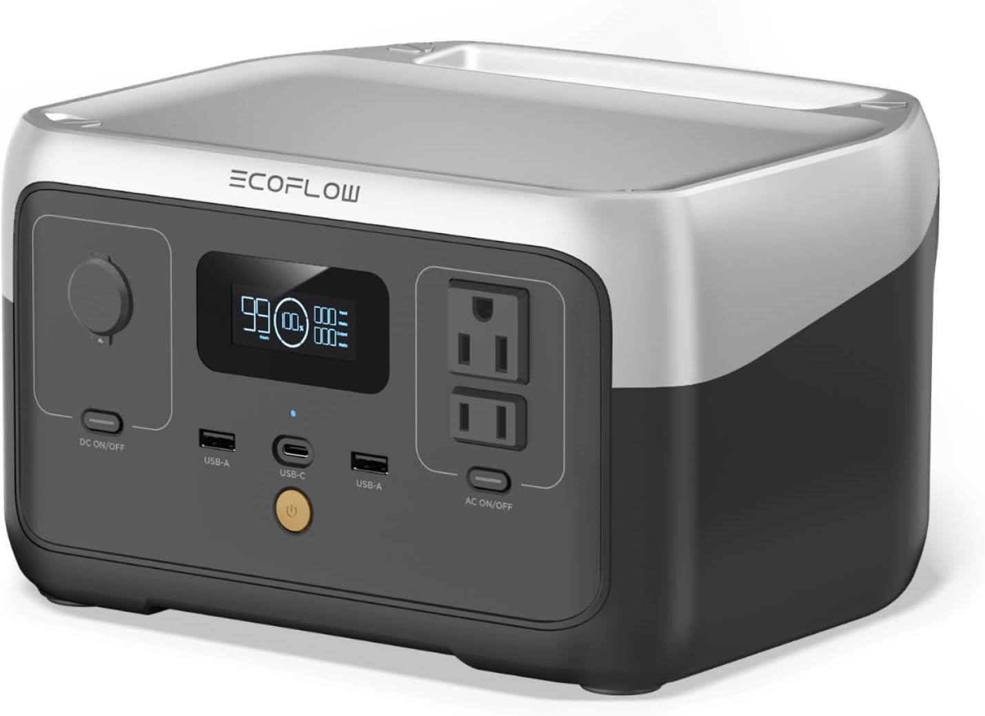 256Wh LiFePO4 Portable Power Bank – Quick 1 Hour Charge with 600W Outlets