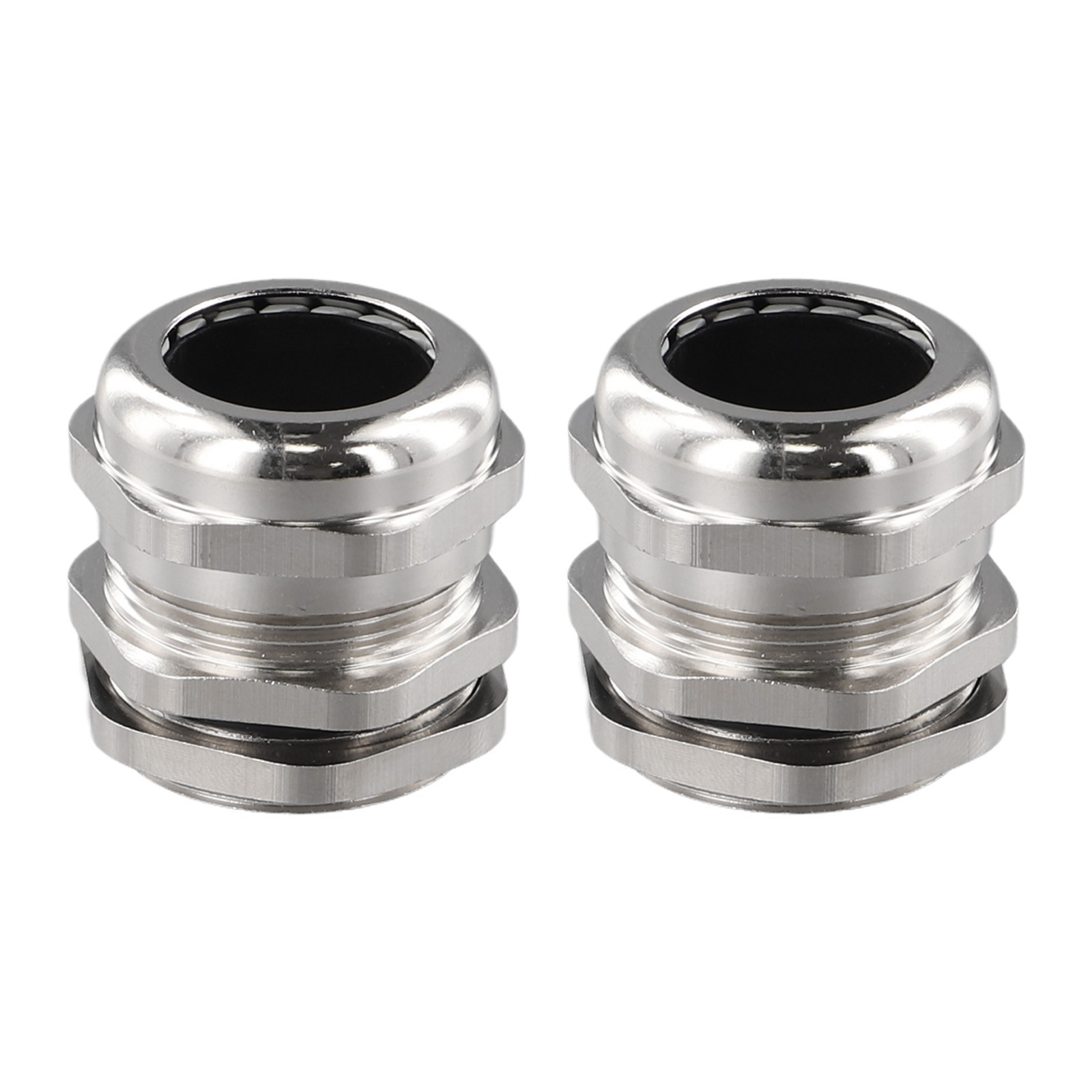 Reliable Waterproof Connector with Fixed Head Brass Nickel Plated Thread