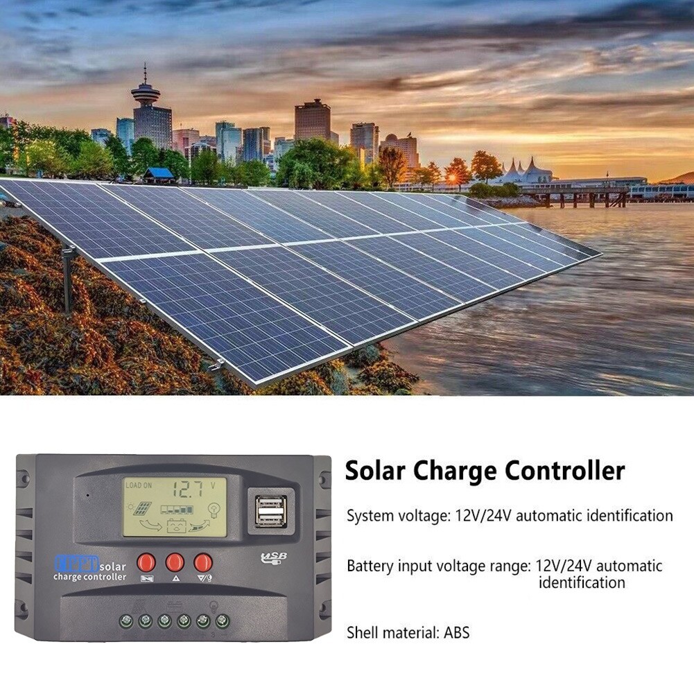 Advanced For MPPT 30100A Solar Charge Controller for 12V 24V Batteries