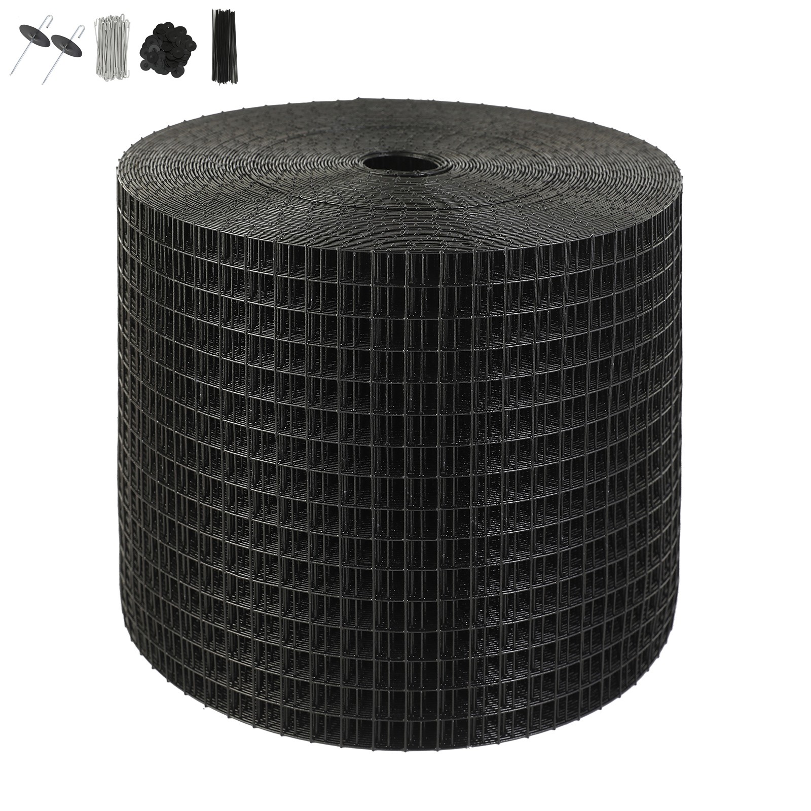 Uimoso 6in x 100ft Solar Panel Mesh Kit with 100 Fasteners for Bird Protection