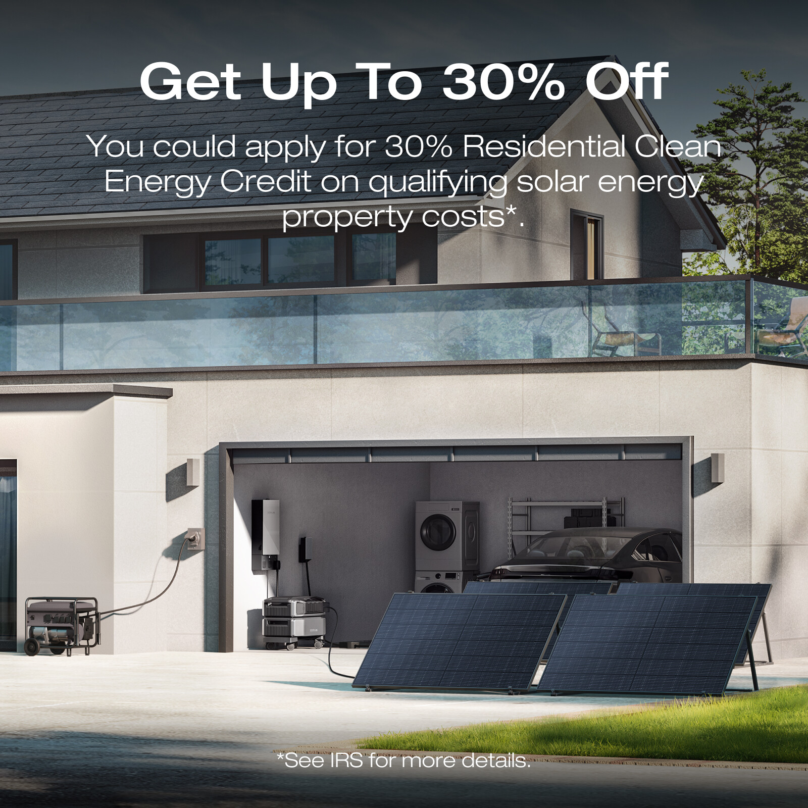 EcoFlow DELTA Pro Ultra 6kWh Portable Power Station & Smart Panel Home Backup
