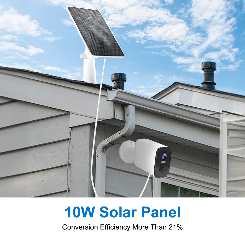 4W Outdoor Solar Panel for USB Power CCTV Camera Security Cam Battery Charger 5V