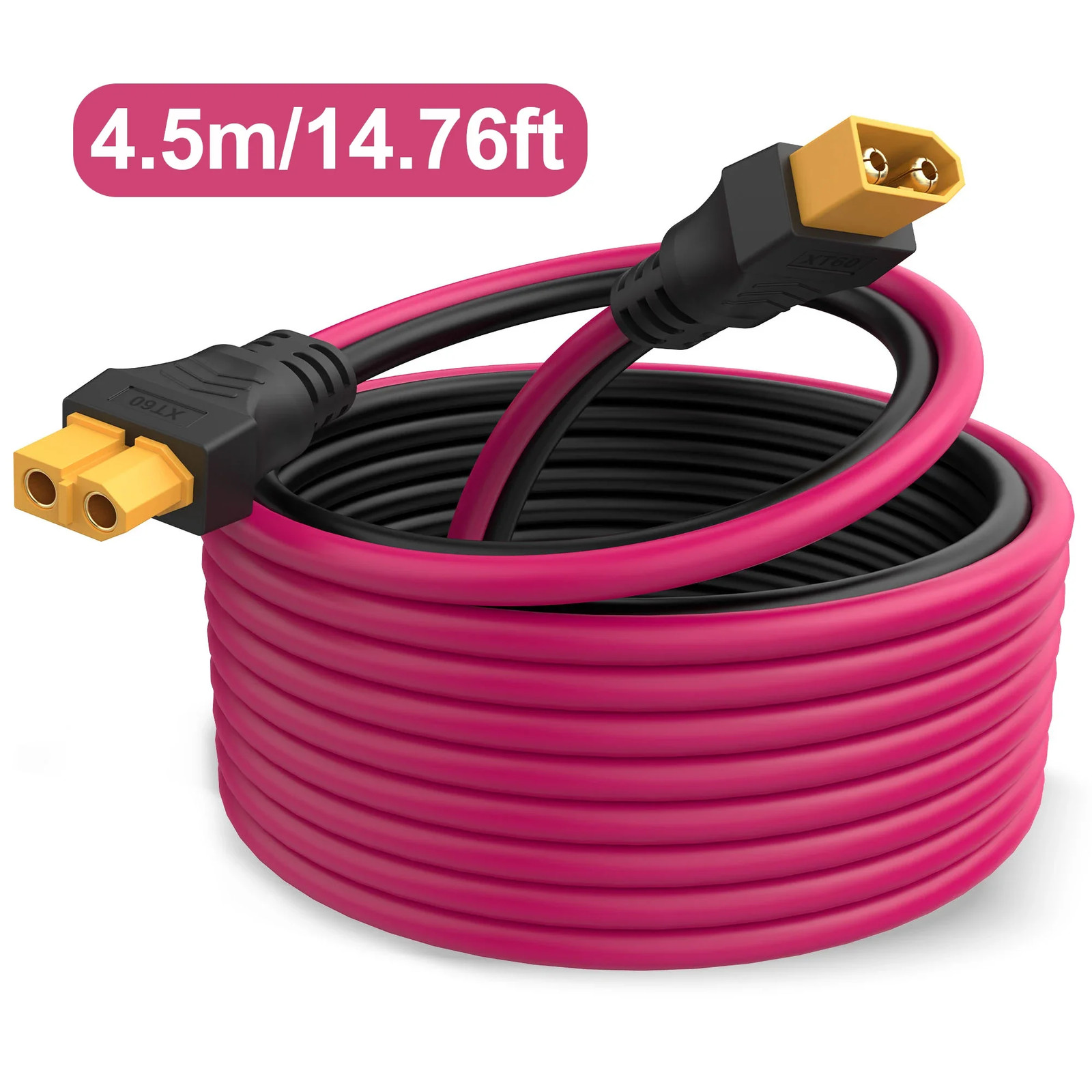 XT60 Extension Cable 12AWG XT60 to XT60 Cable, with Male to Female Connectors Su