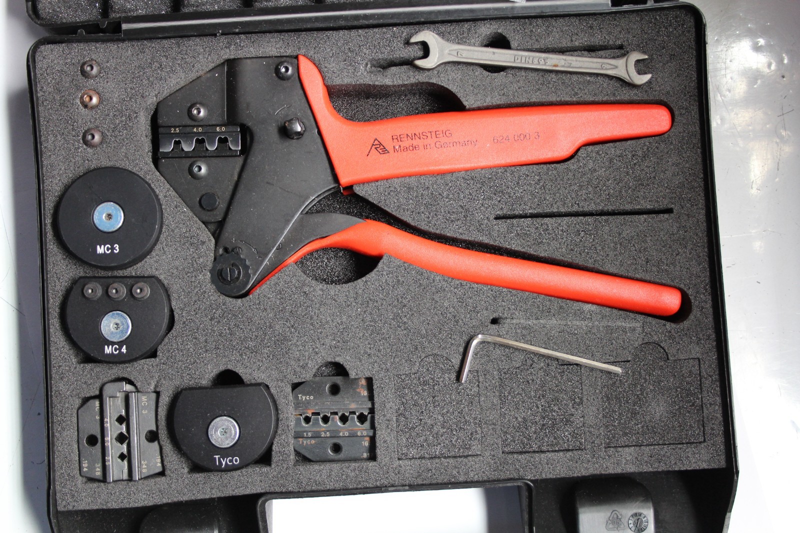 RENNSTEIG Solar Crimp Set for MC4/MC3 & MORE KIT FOR TYCO KOFFER SET GERMANY