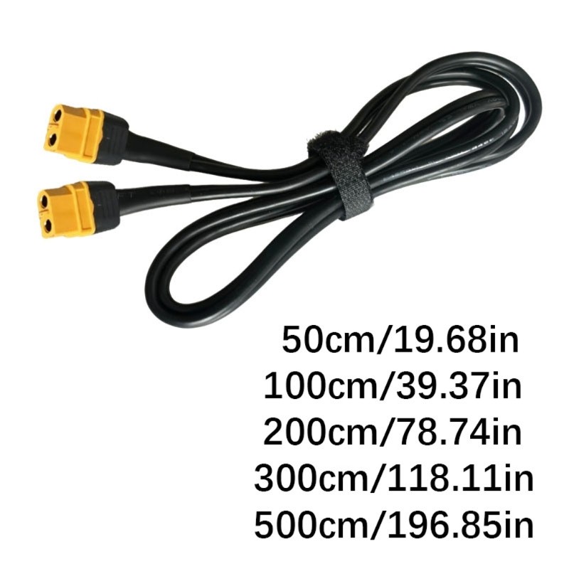 Highly Power 360W XT60 Female To Female Charging Cable 12AWG Wire for Batteries