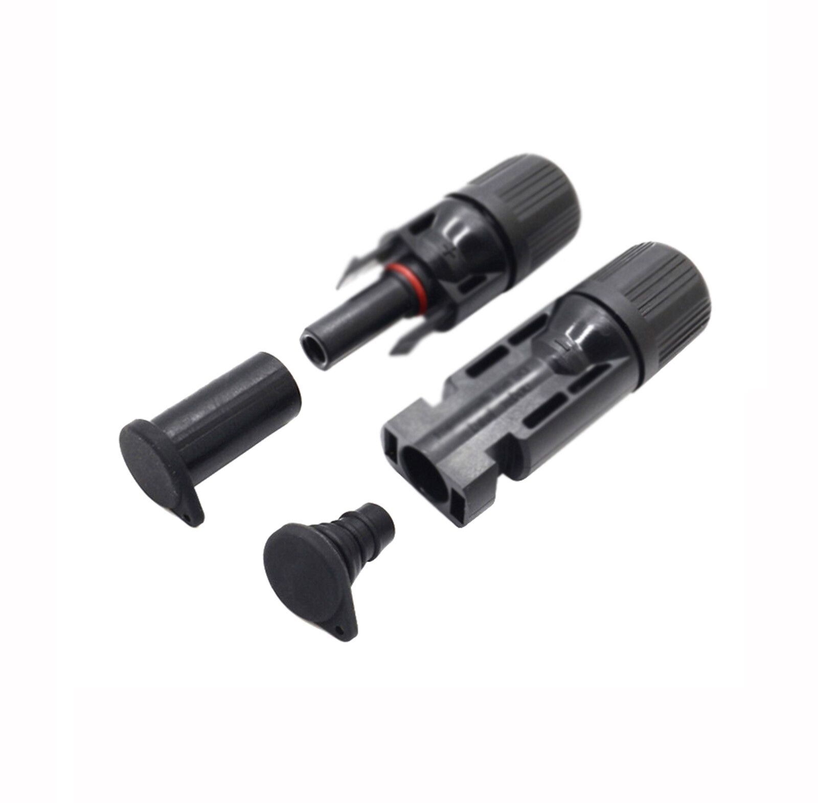 8 Sets Male and Female End Solar Panel Connector Caps,Solar Connector Dust Caps