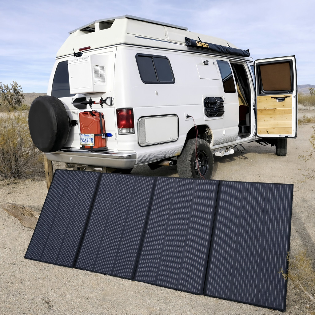 MHPOWOS Solar Panel 400W 220W 110W for BLUETTI AC200L Portable Power Station