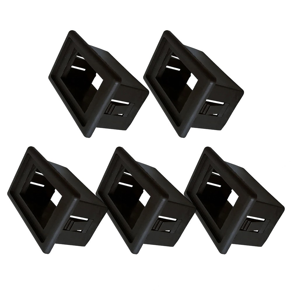 Rocker Switch Housing Set of 5 ABS Suitable for Cars SUVs Trucks Boats