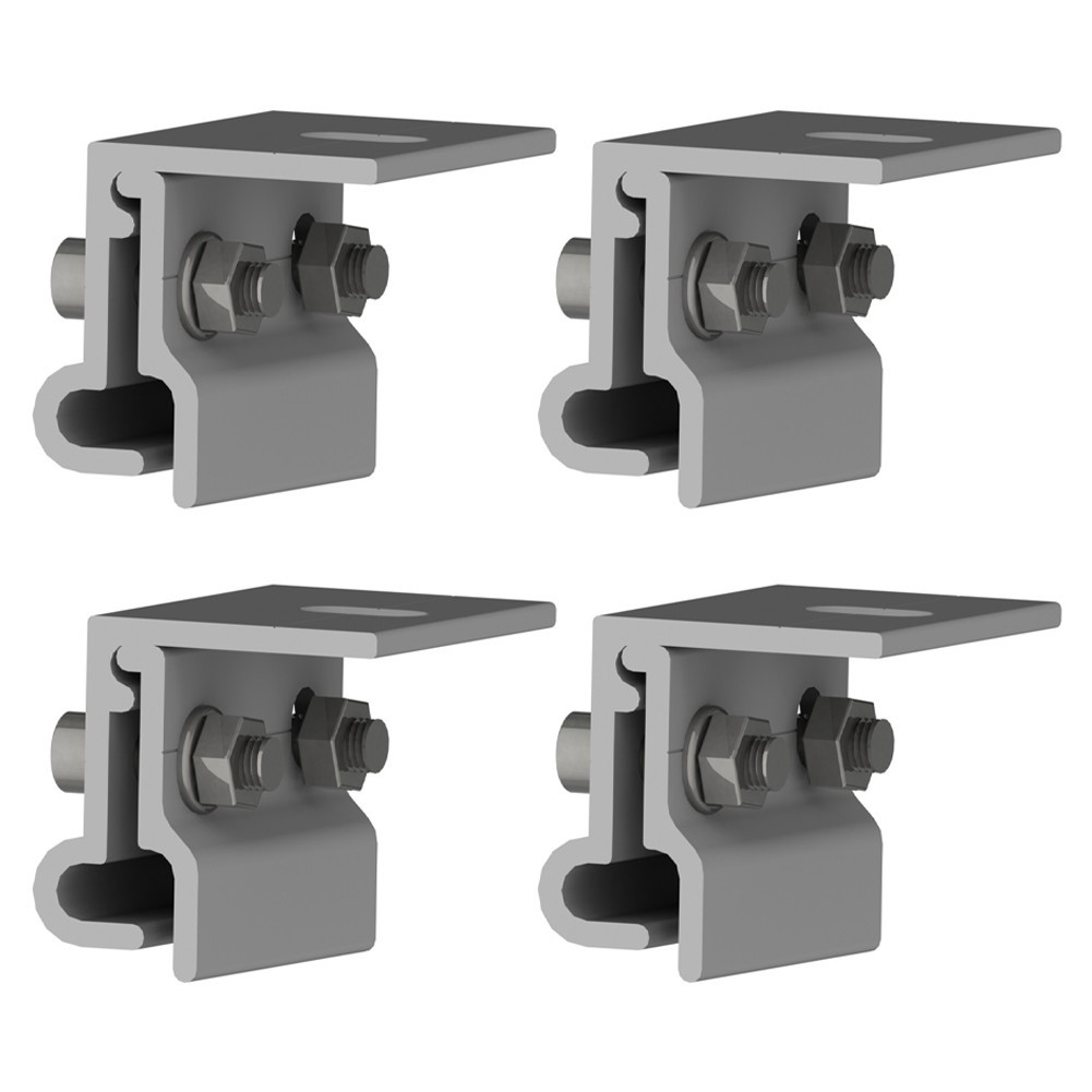 Solar Panel Rack Standing Seam Clamp For Pv Roof Fixing Aluminum Alloy