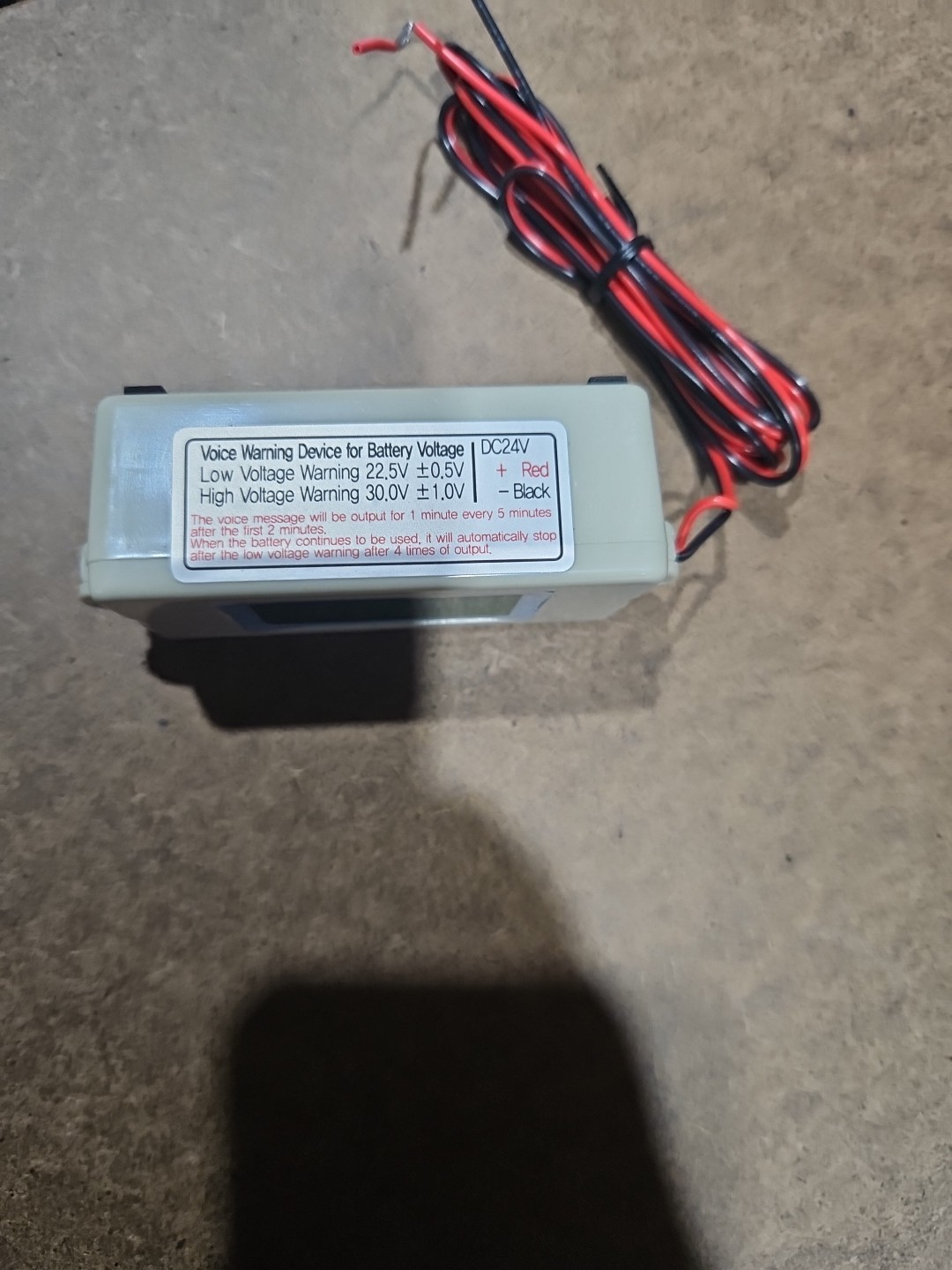 *lot of 10* Aims Power DC 24v Low Voltage Voice Warning Alarm W LCD Display