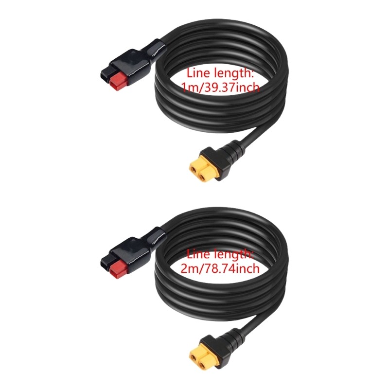 XT60 Female 30A Andersons Adapter Solar Connectors to Power Poles Port Cable