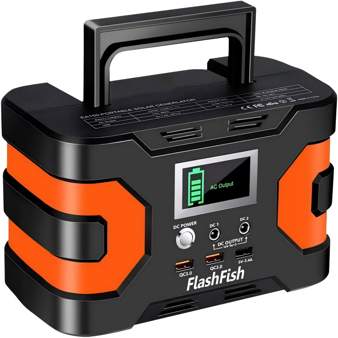 Portable Power Station 150W Power Generator 166Wh Indoor/Outdoor Backup Battary