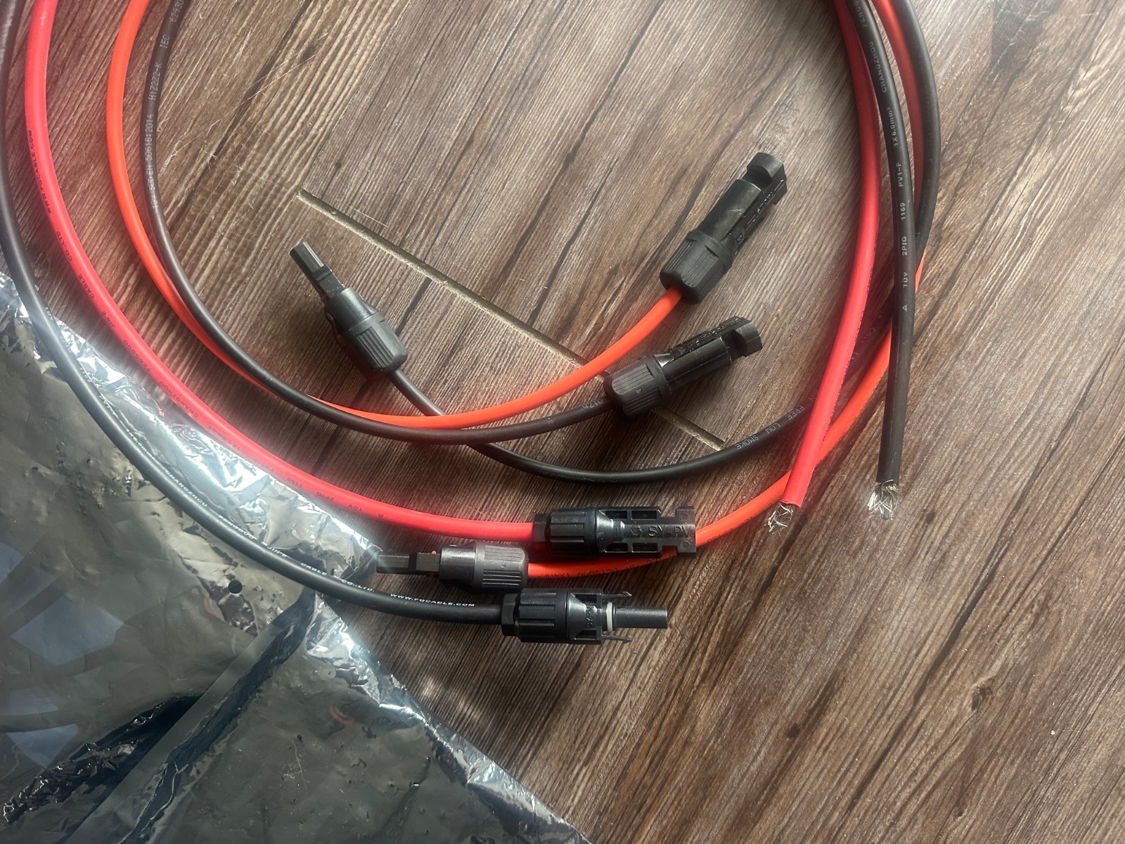 Solar MC4 Connectors Y Splitter Cable Lot 10+ Pairs + Wires PV Panel Extension