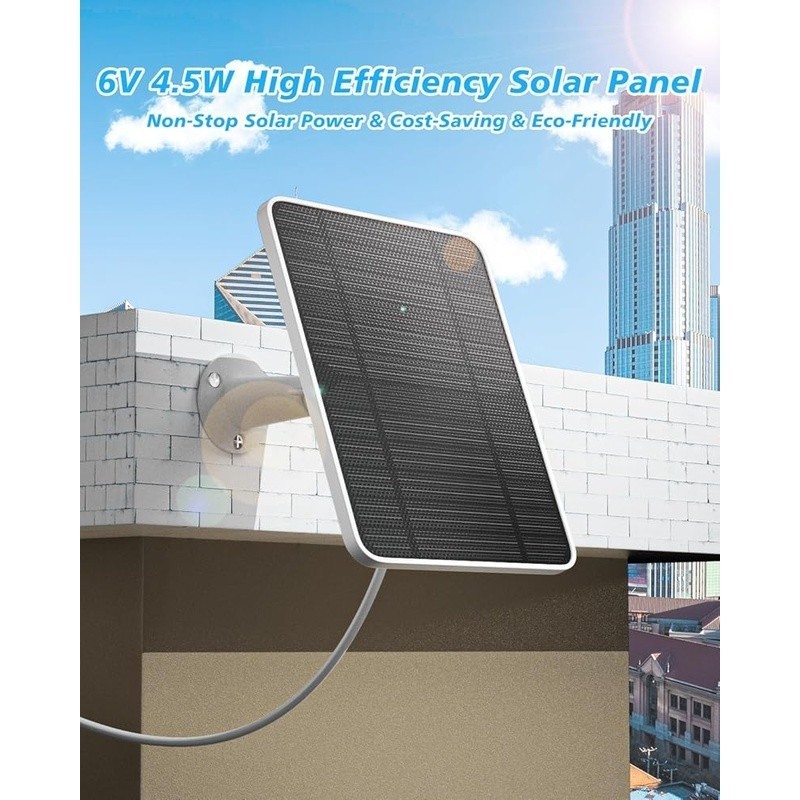 Solar Panel Arlo Cameras 4.5W Power Output Weatherproof Adjustable Bracket New