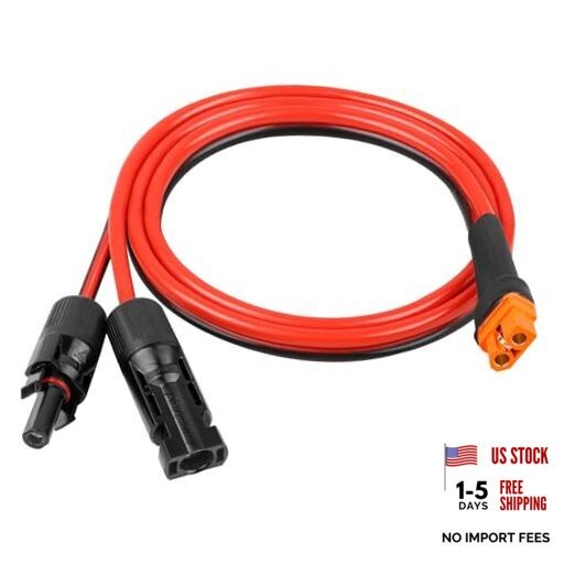 10AWG Solar to XT60i Extension Cable 3 6 10 35 50 75 100FT Heavy Duty 3FT