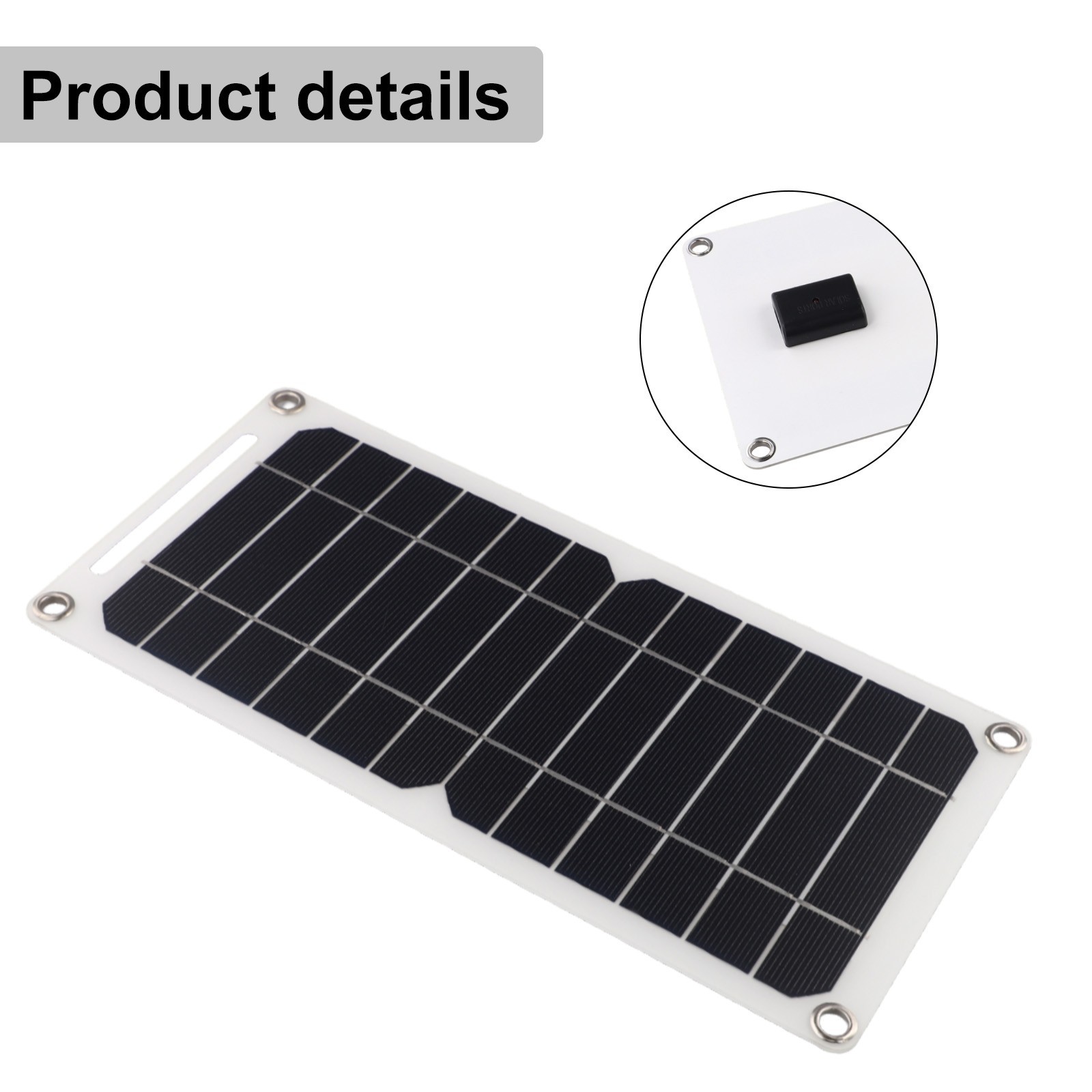 Monocrystalline Solar Panel 30W Solar Panel Outdoor Charging For Car Charging