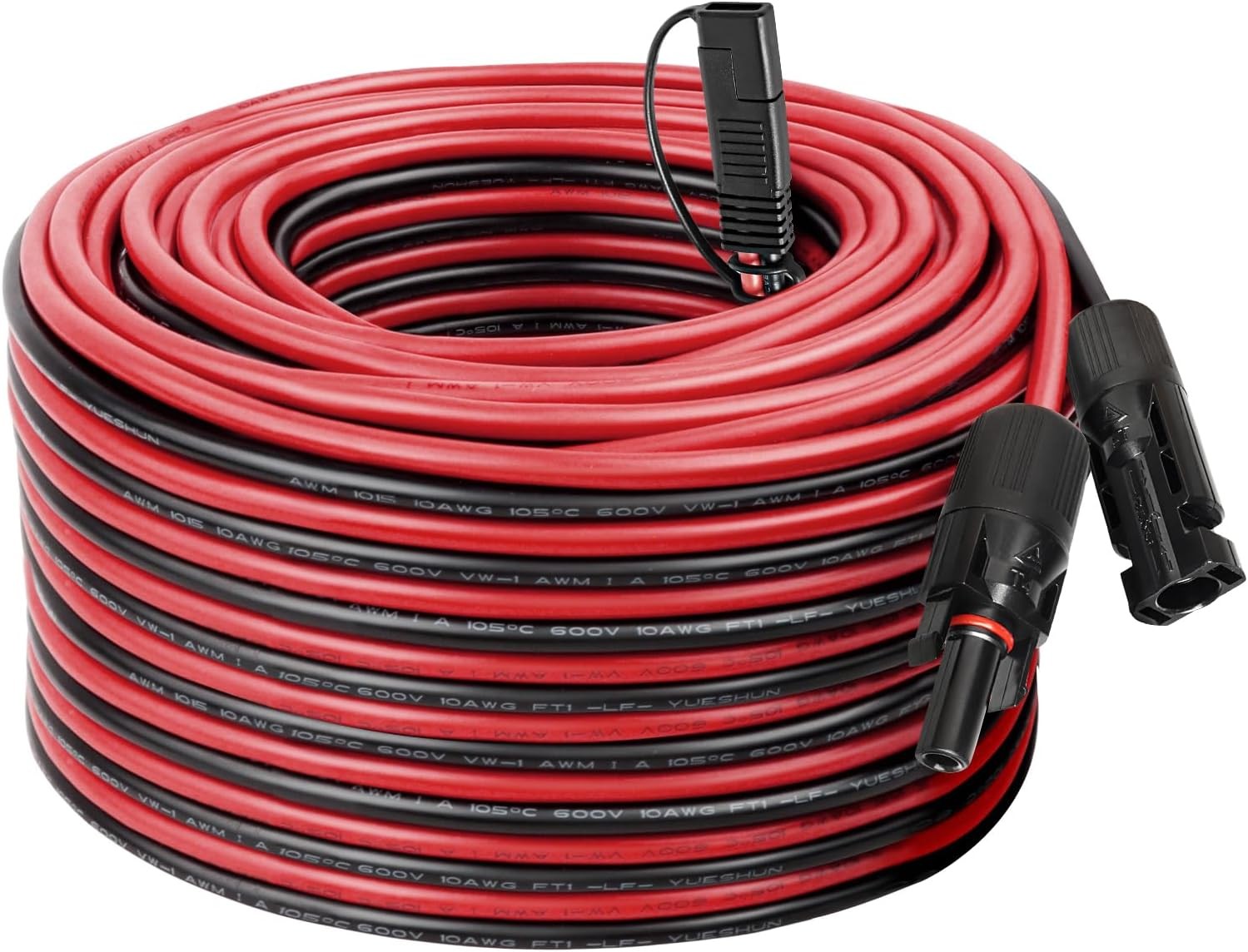 MOOKEERF Solar SAE Adapter Cable 75FT 10AWG RV Caravan