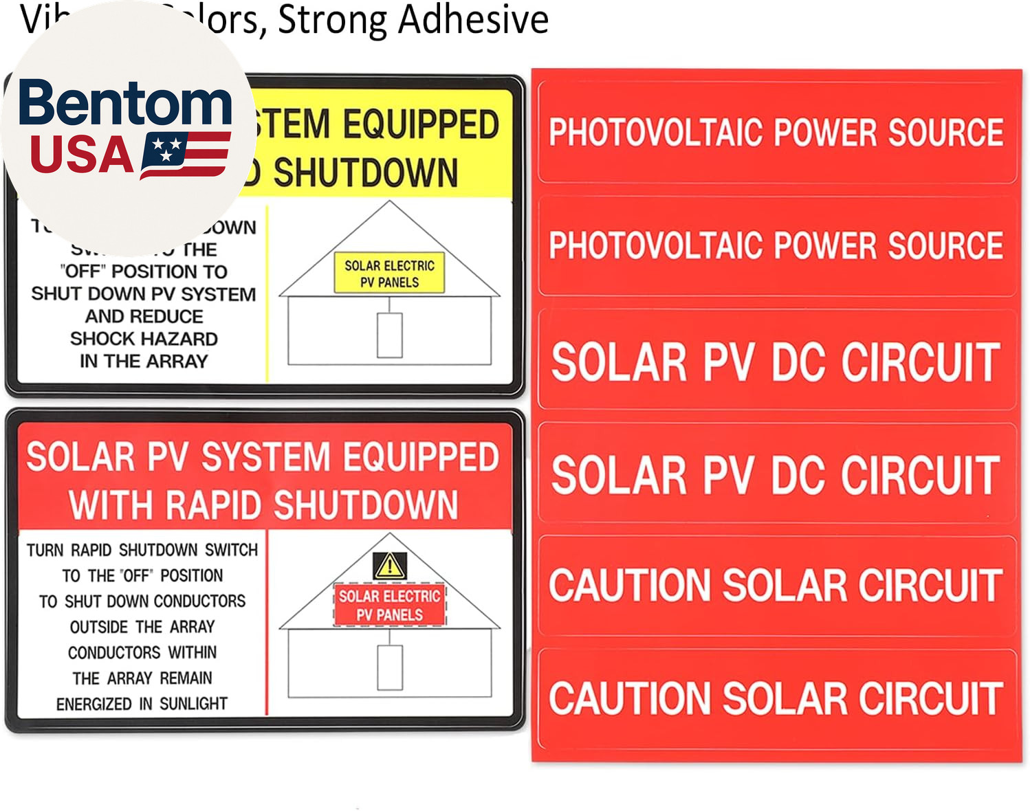 Photovoltaic Solar System Installer Label Kit | 2020 | 2017 Code | Electrical Pa