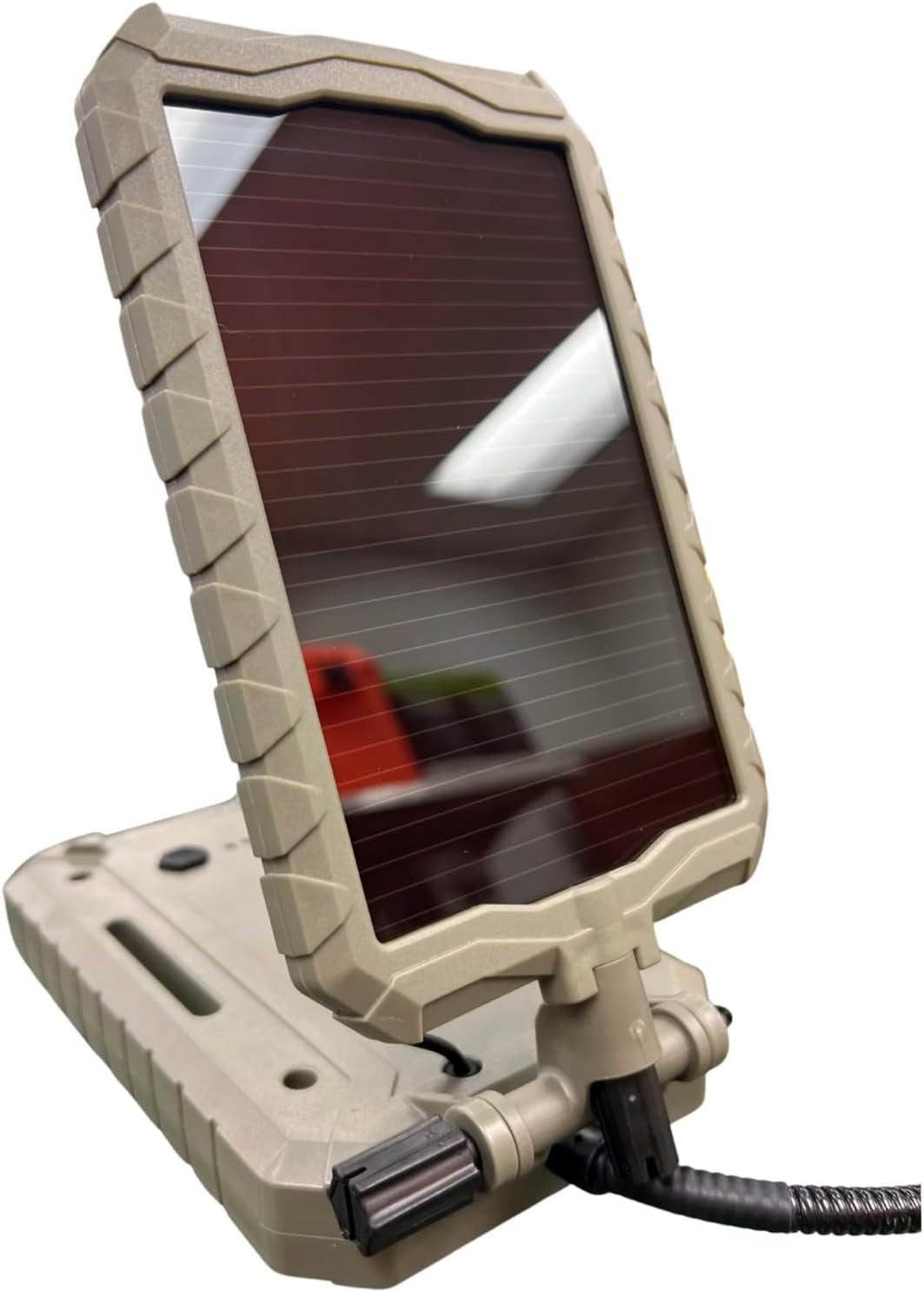Durable Sol-Pak Solar Battery Pack, 12V Solar Power Panel, Rechargeable Battery