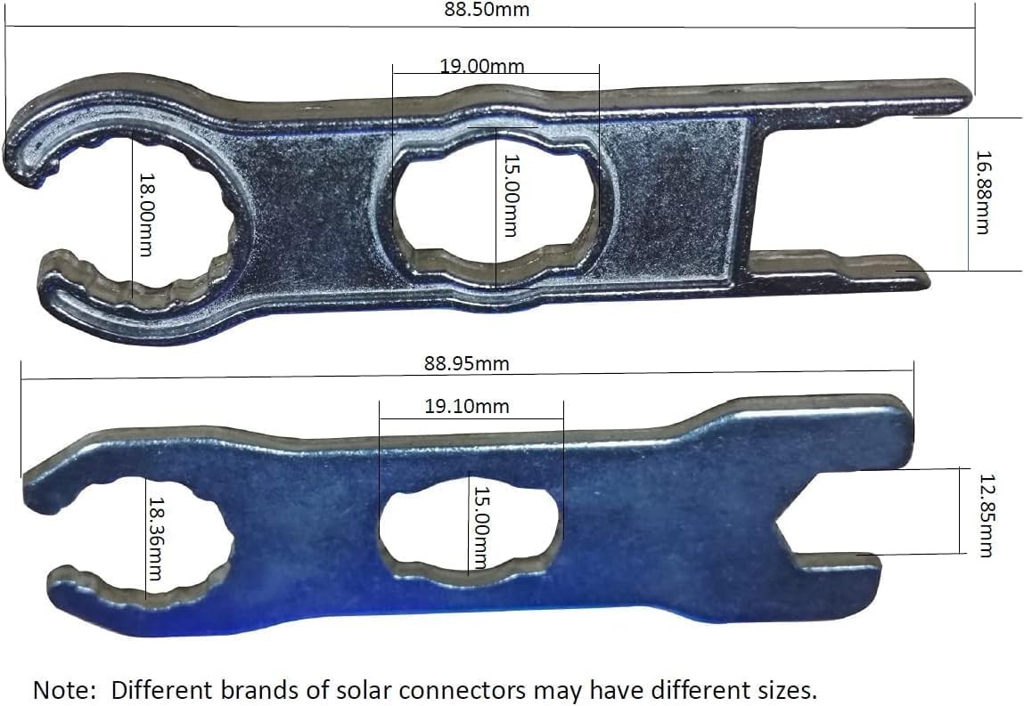 Durable Metal MC-4 Connector Tool for Quick Solar Panel Assembly and Disassembly