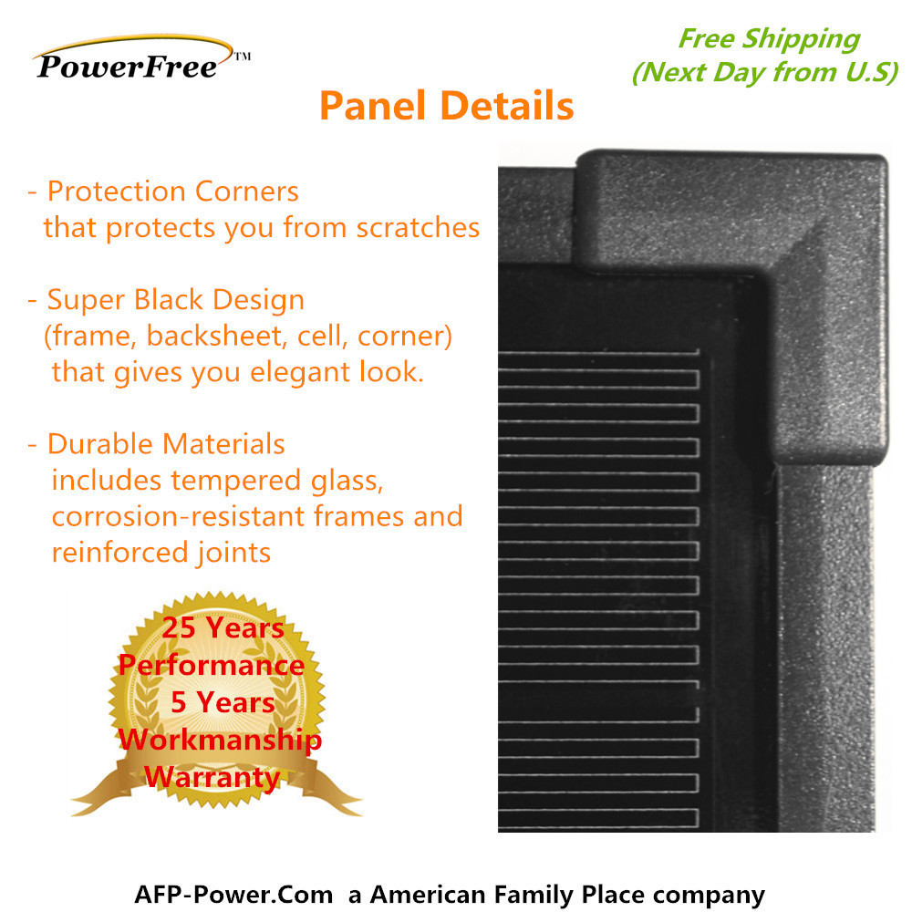 COMPLETE KIT Super Black 80w 80 Watt Mono Solar Panel 12v Battery RV Boat