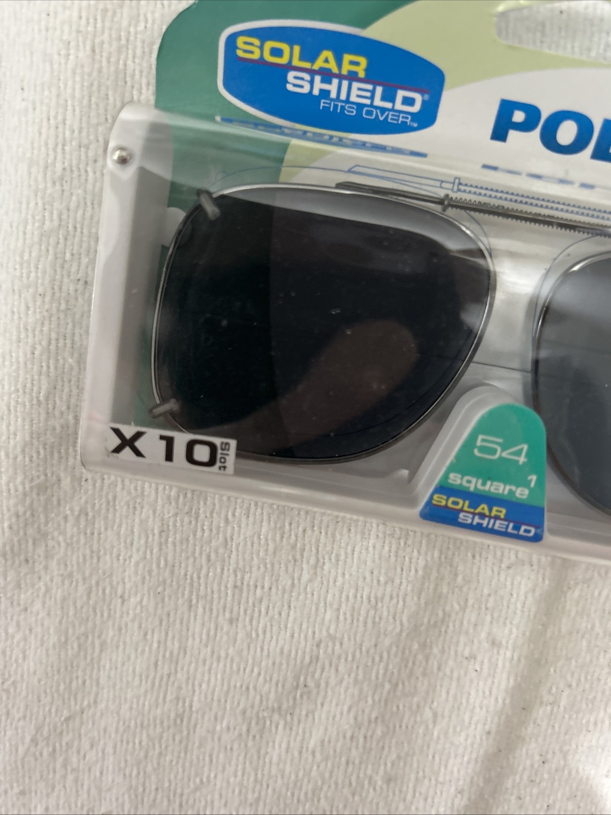 New Solar Shield Mirrored Polarize X 10 54 Square