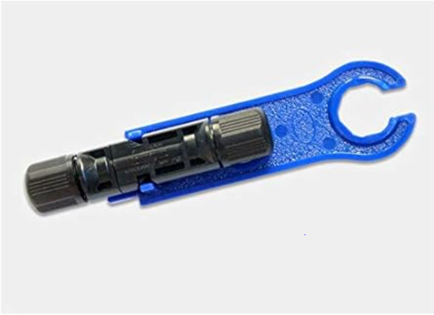 2 Pair Solar Spanner Wrenches for MC4 Connectors, Solar Panel Connector Tool Ass