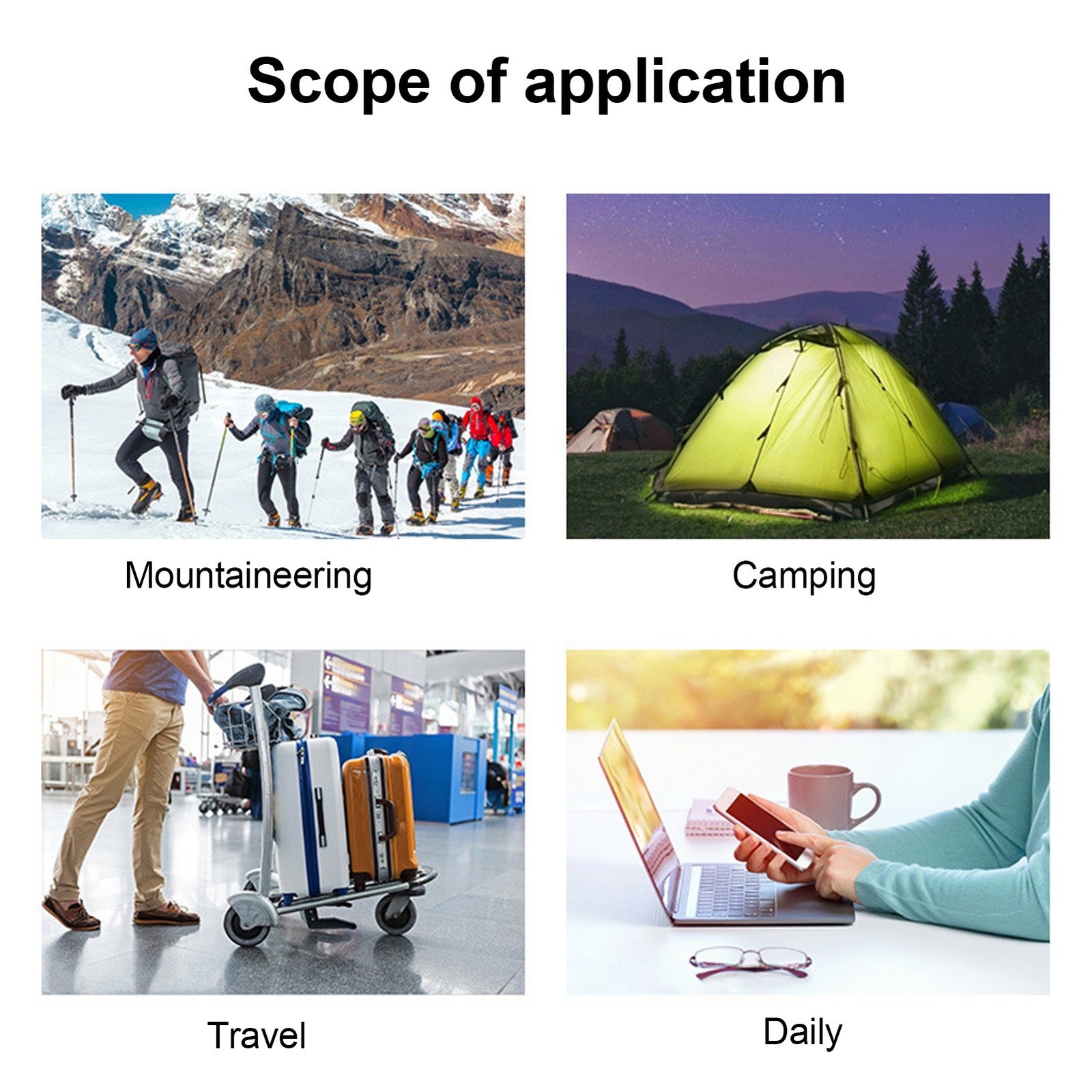 36800mAh Solar Power Bank With Wireless Charging For Outdoor Camping