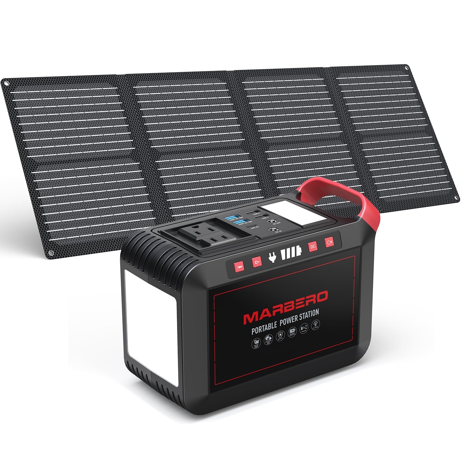 MARBERO 237Wh Solar Generator with Solar Panel Included Portable Power Statio…