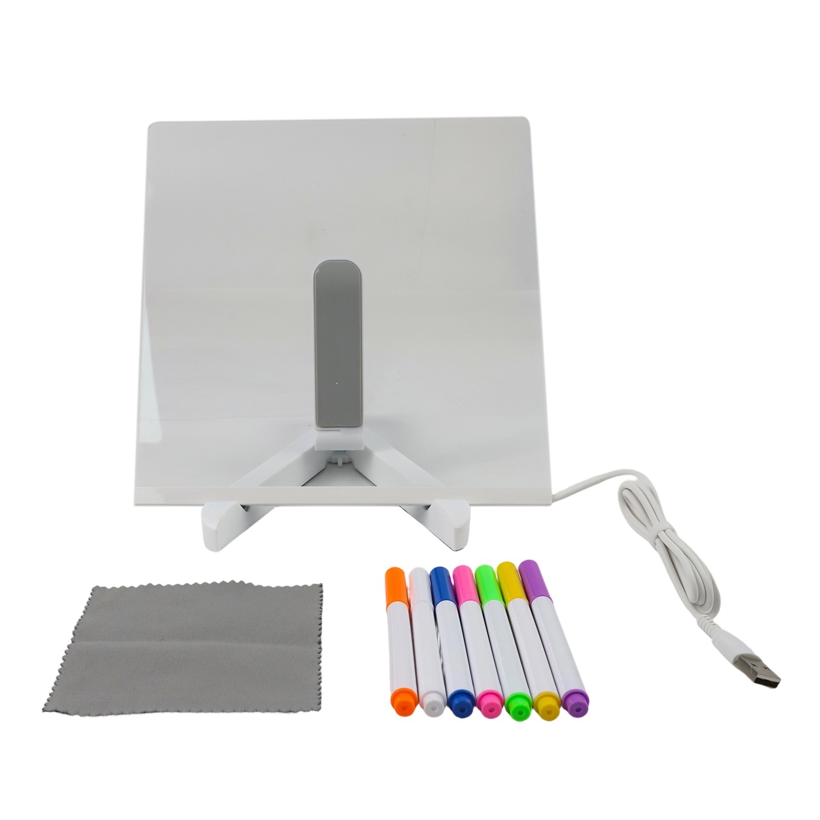 LED For Kids Drawing and Writing Board Acrylic DIY Kit with Accessories