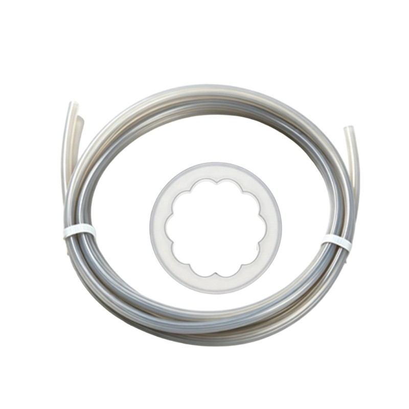 3D Printer PTFE Feed Tube with Star Bore Guide for 1.75mm Print Material, 2m