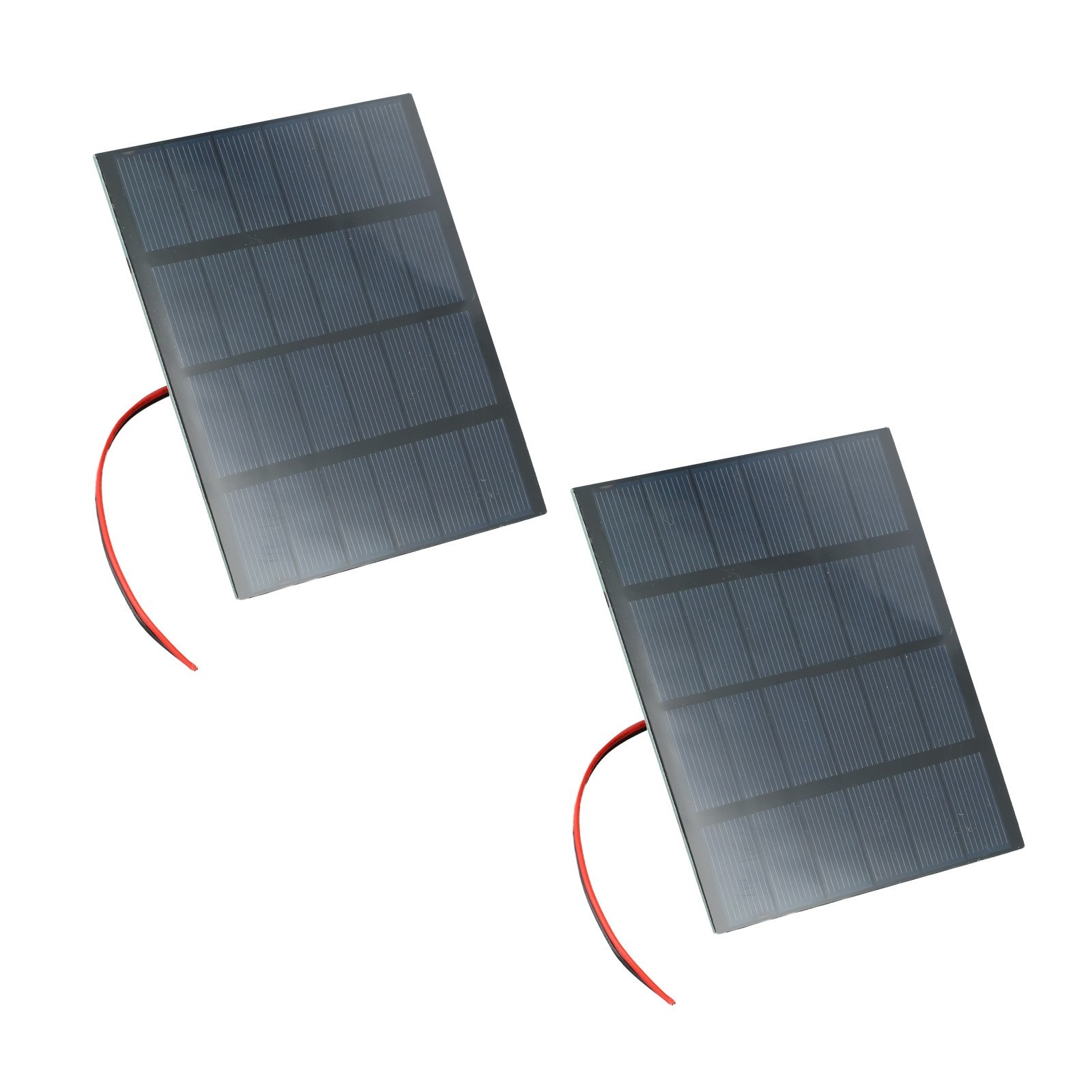 1.5W Polycrystalline Solar Panel 6V with Wire for Outdoor Indoor Lighting