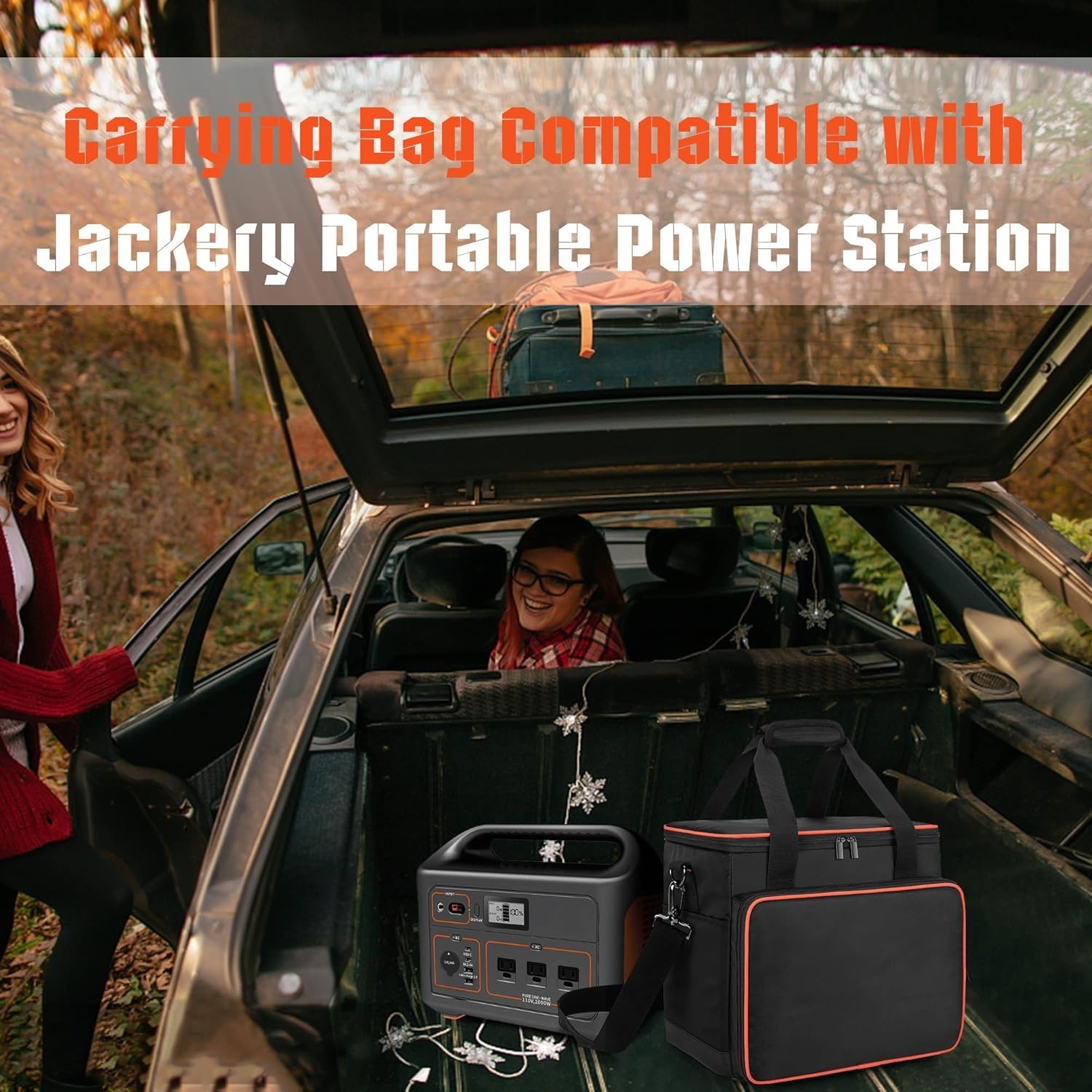 Jackery Compatible Large Travel Carrying Case – Waterproof & Padded Protection