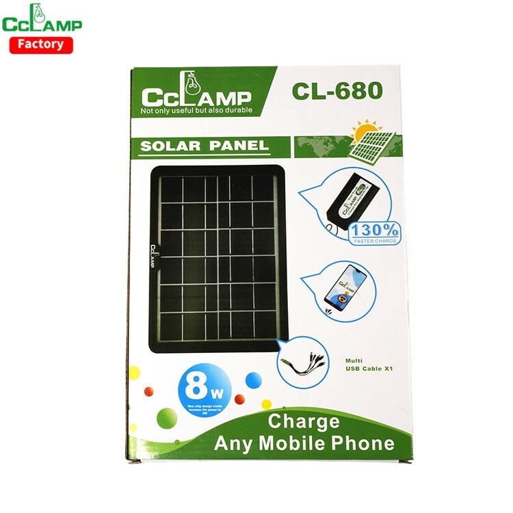 Charge ANY Phone FAST Compact Solar Panel Cell Phone Home Camping FAST FREE SHIP